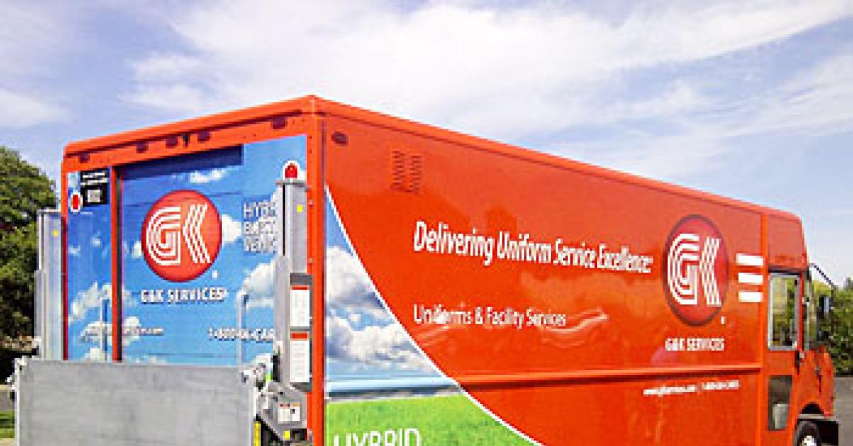 G&K Services Testing Hybrid Electric Delivery Trucks American Laundry