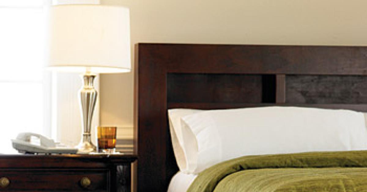 hotel bed image