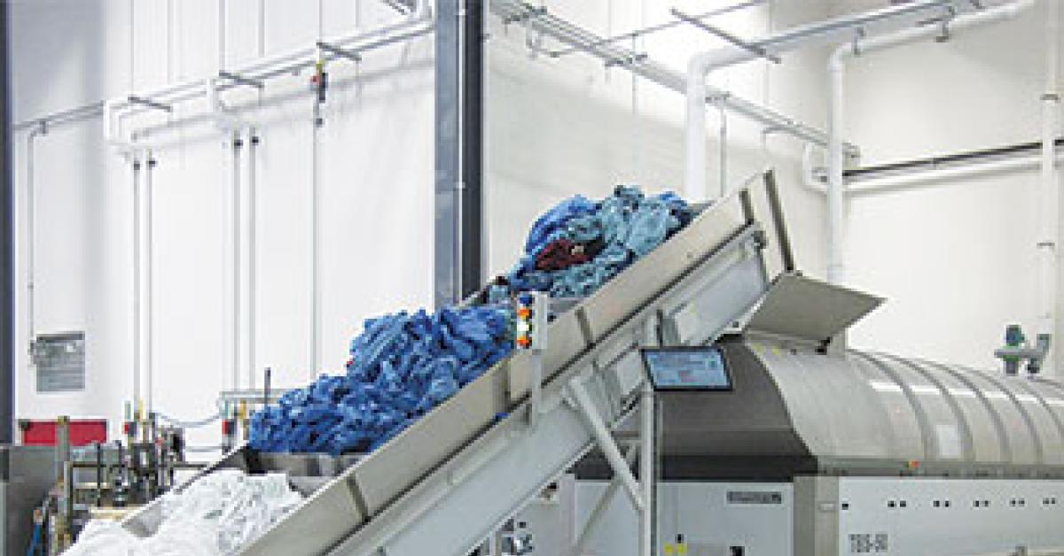 Quality Linen's tunel washer