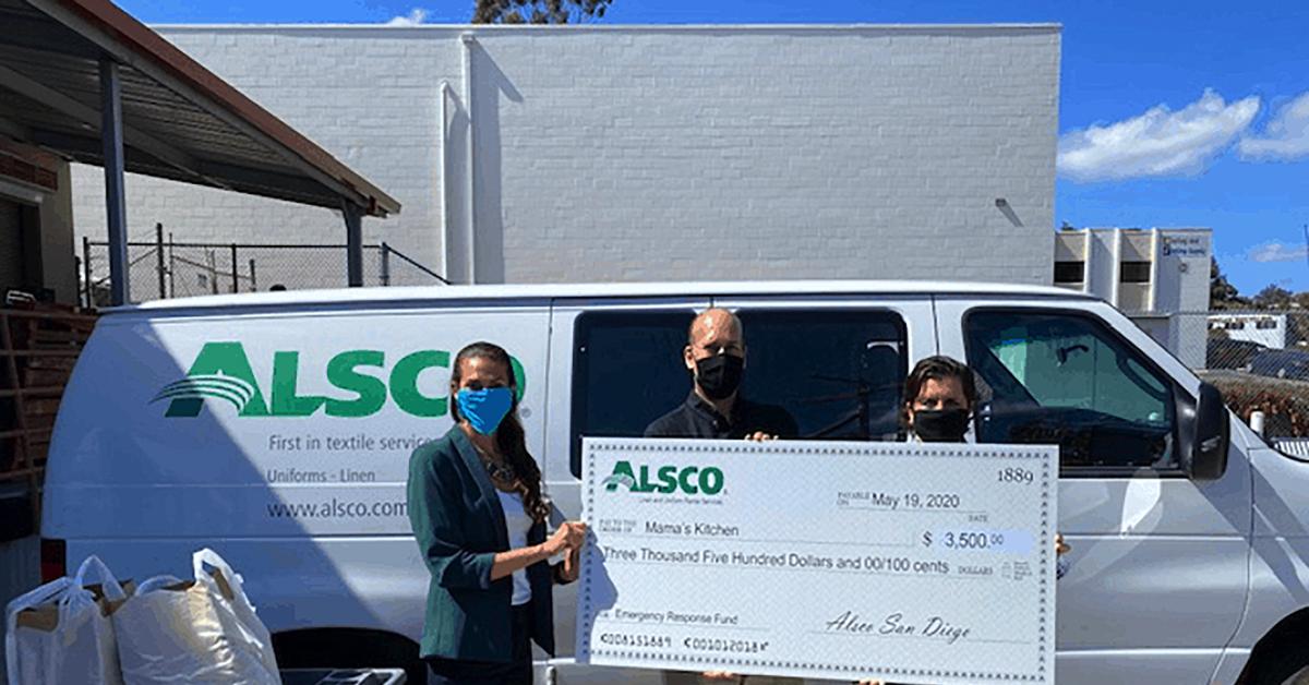 Alsco San Diego Donates to Mama’s Kitchen