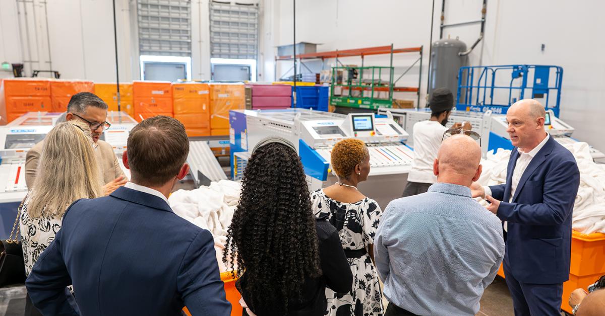 Crown Linen Celebrates Opening of Pompano Beach Facility