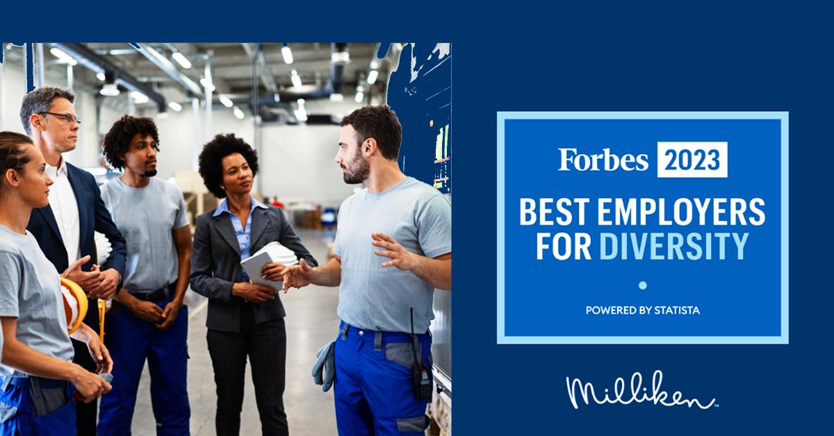 Milliken &amp; Co. Returns to Forbes Best Employers for Diversity List