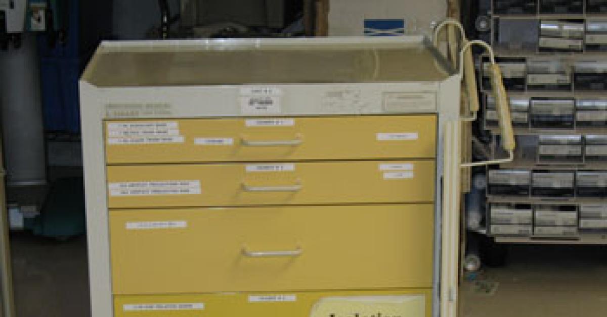 Isolation Gown Cart