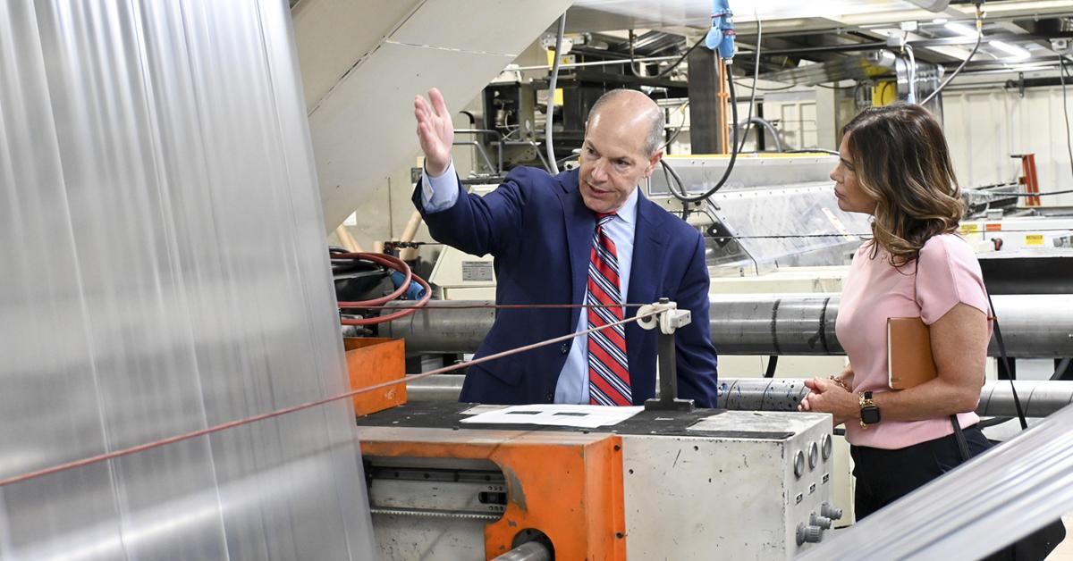 Future Polytech Welcomes State Rep to New Manufacturing Plant