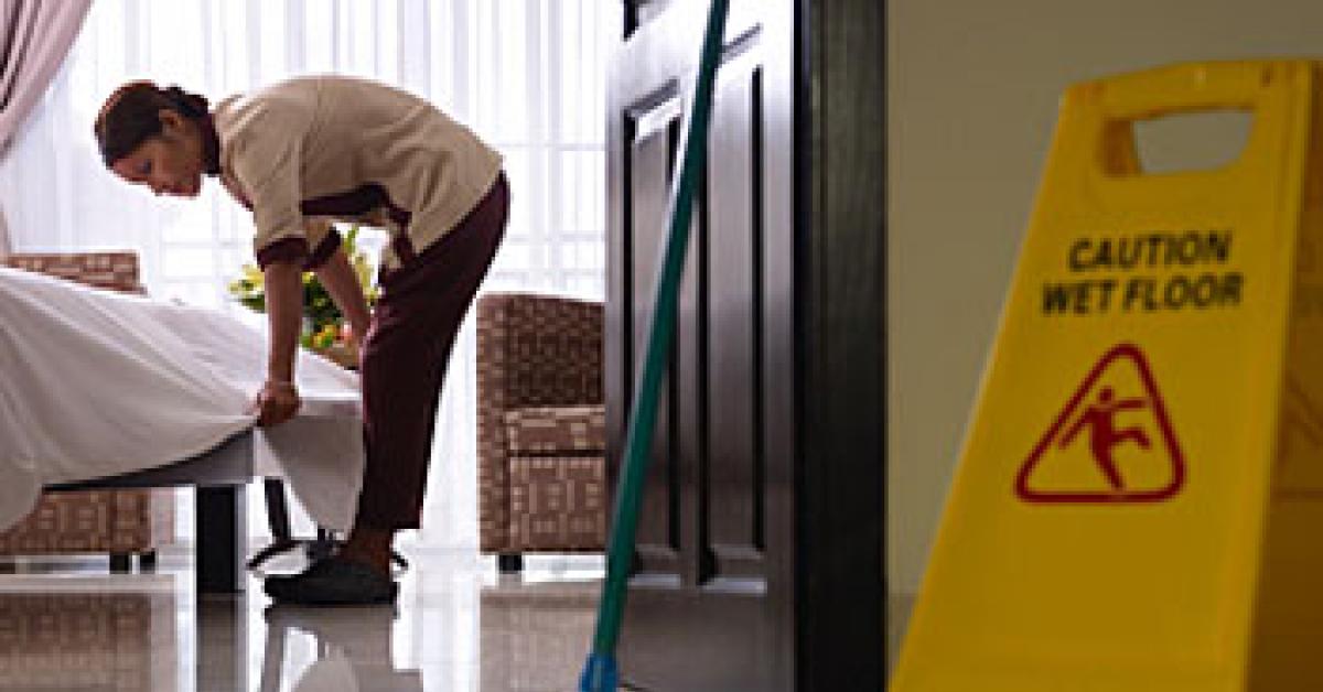 maid at work