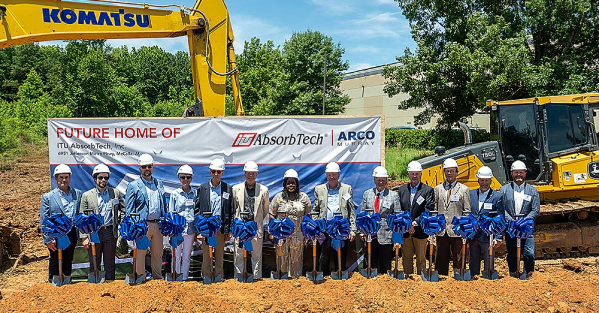 ITU AbsorbTech Breaks Ground on Alabama Facility
