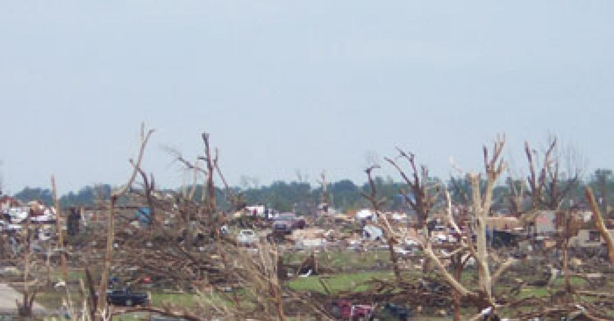 The City of Joplin after tornado