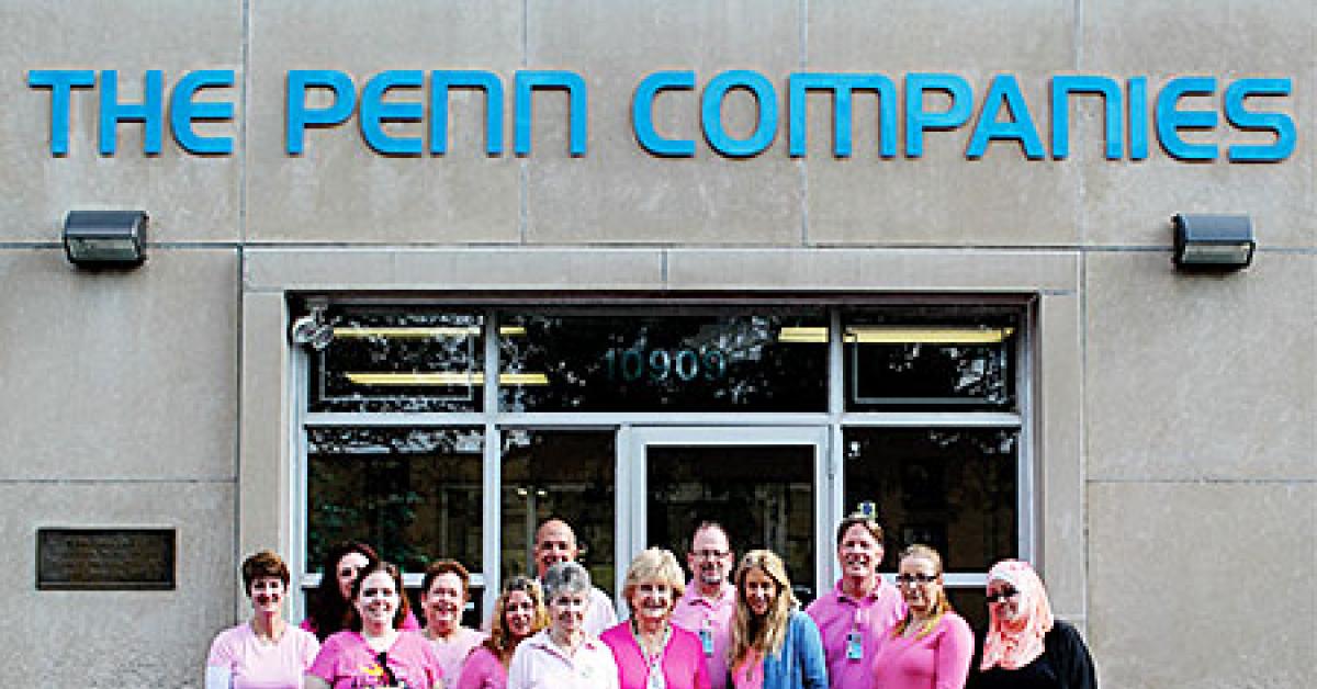 penn emblem pink web
