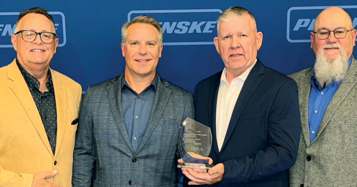 Penske Awards Maxon Best Performing Liftgate Supplier in 2025