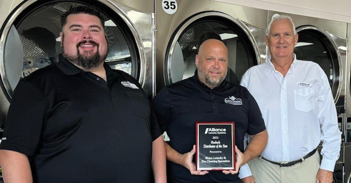 Huebsch Names Rhino Laundry Distributor of Year