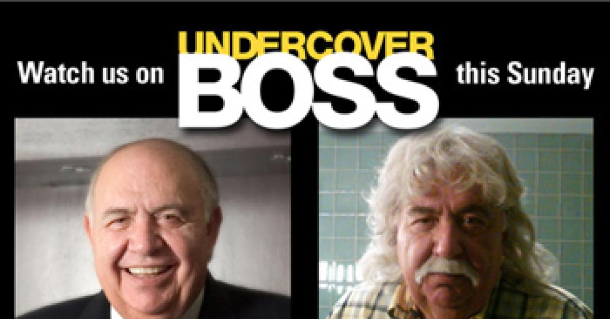UniFirst Corp. President and CEO Ronald Croatti goes undercover. (Photo: Courtes