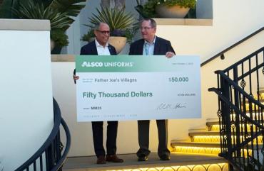 Alsco Donates $50,000 to Father Joe’s Villages
