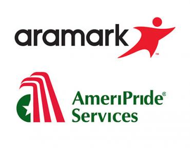 aramark ameripride logos merge web